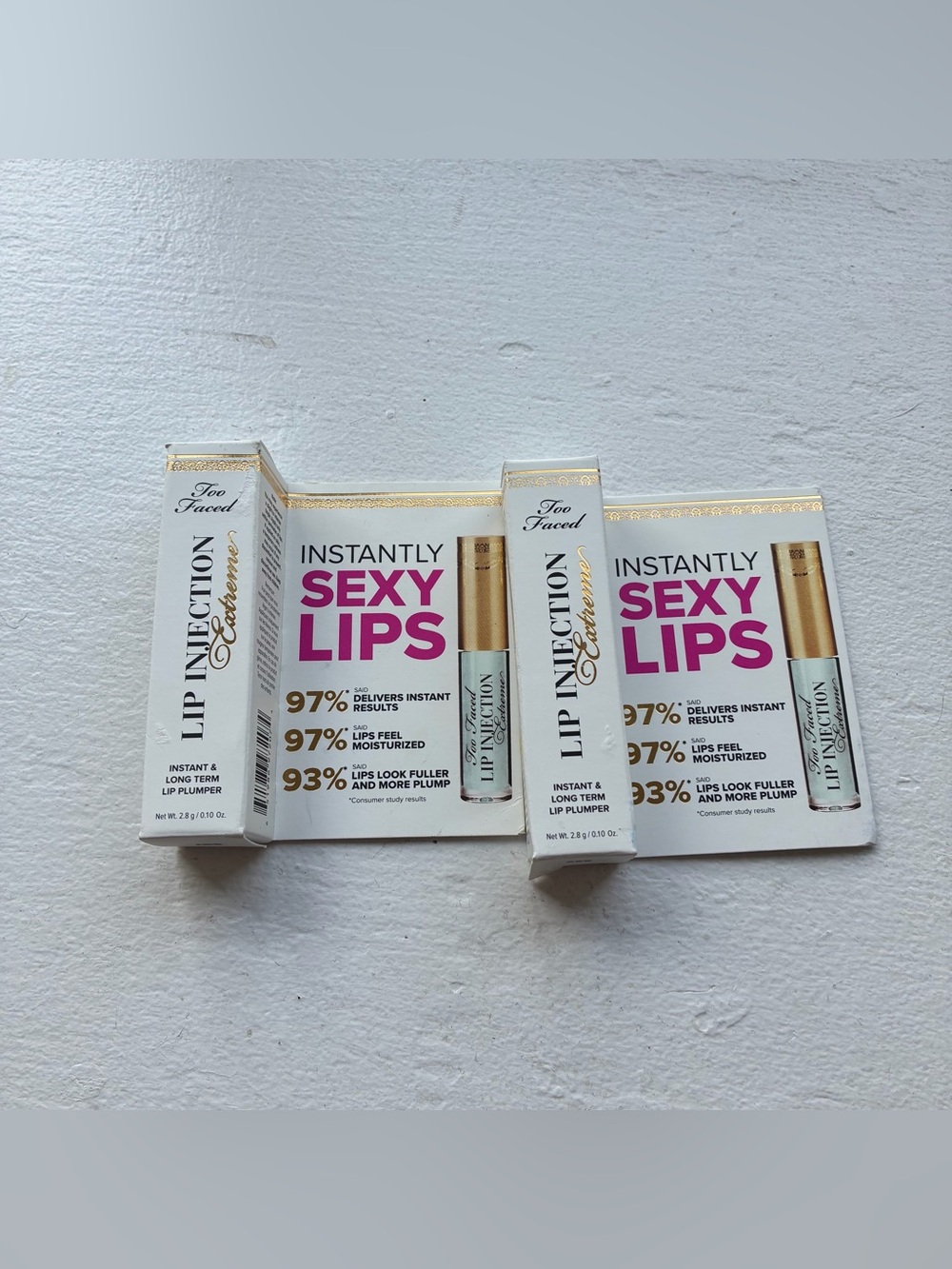 2PK- Too Faced Lip Injection Extreme Instant Lip Plumper